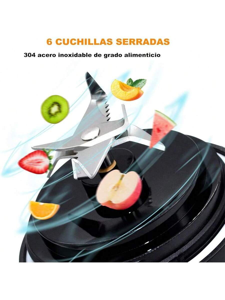 Licuadora portátil, 600ml