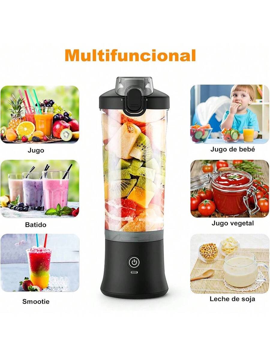Licuadora portátil, 600ml