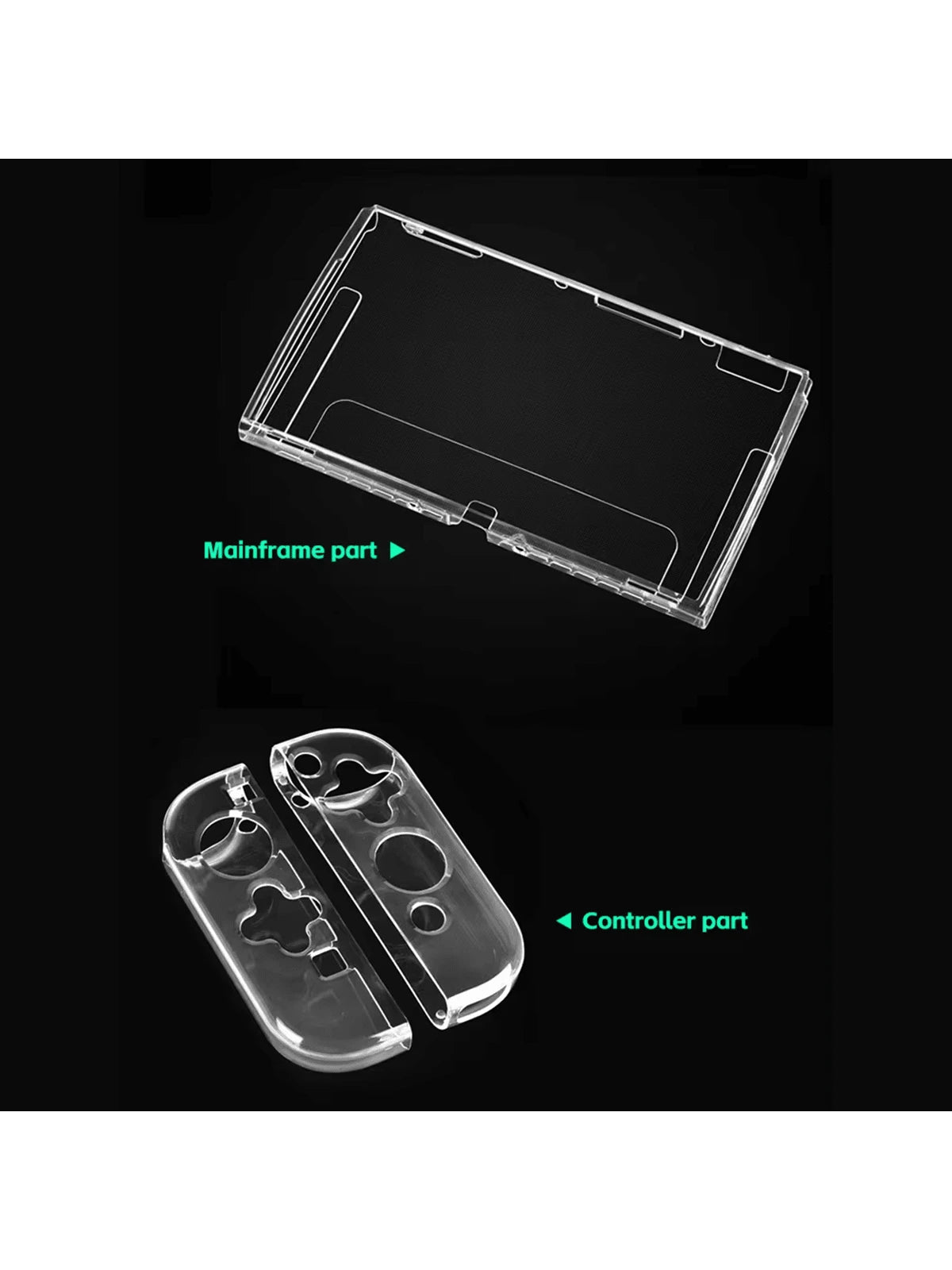Estuche protector transparente para Switch OLED