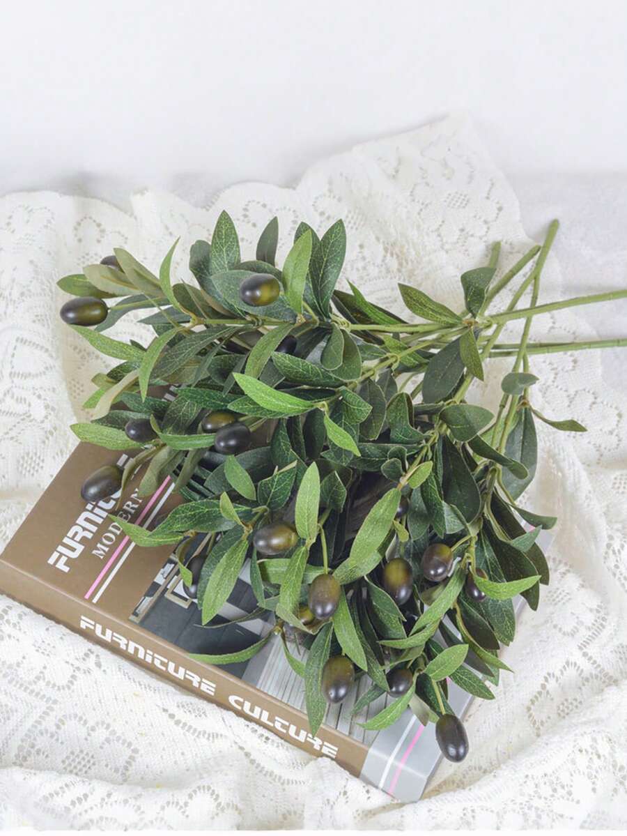 piezas de ramas de olivo artificiales