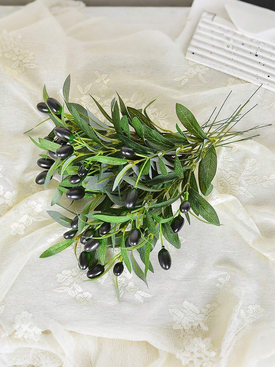 piezas de ramas de olivo artificiales