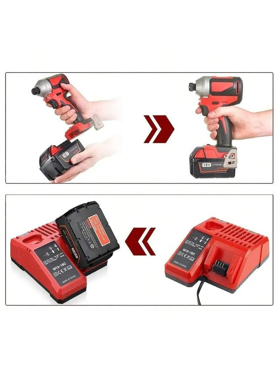 Batería de reemplazo para batería Milwaukee M18