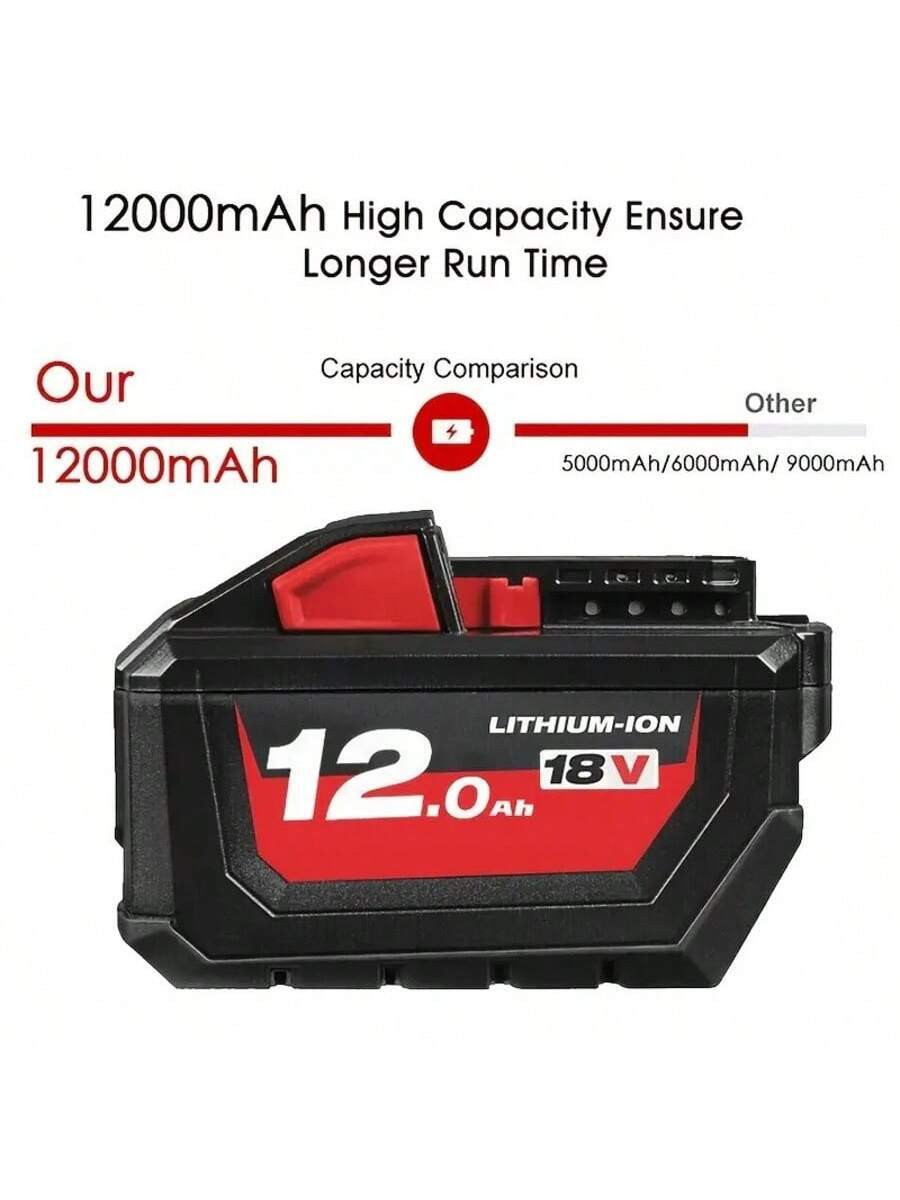 Batería de reemplazo para batería Milwaukee M18