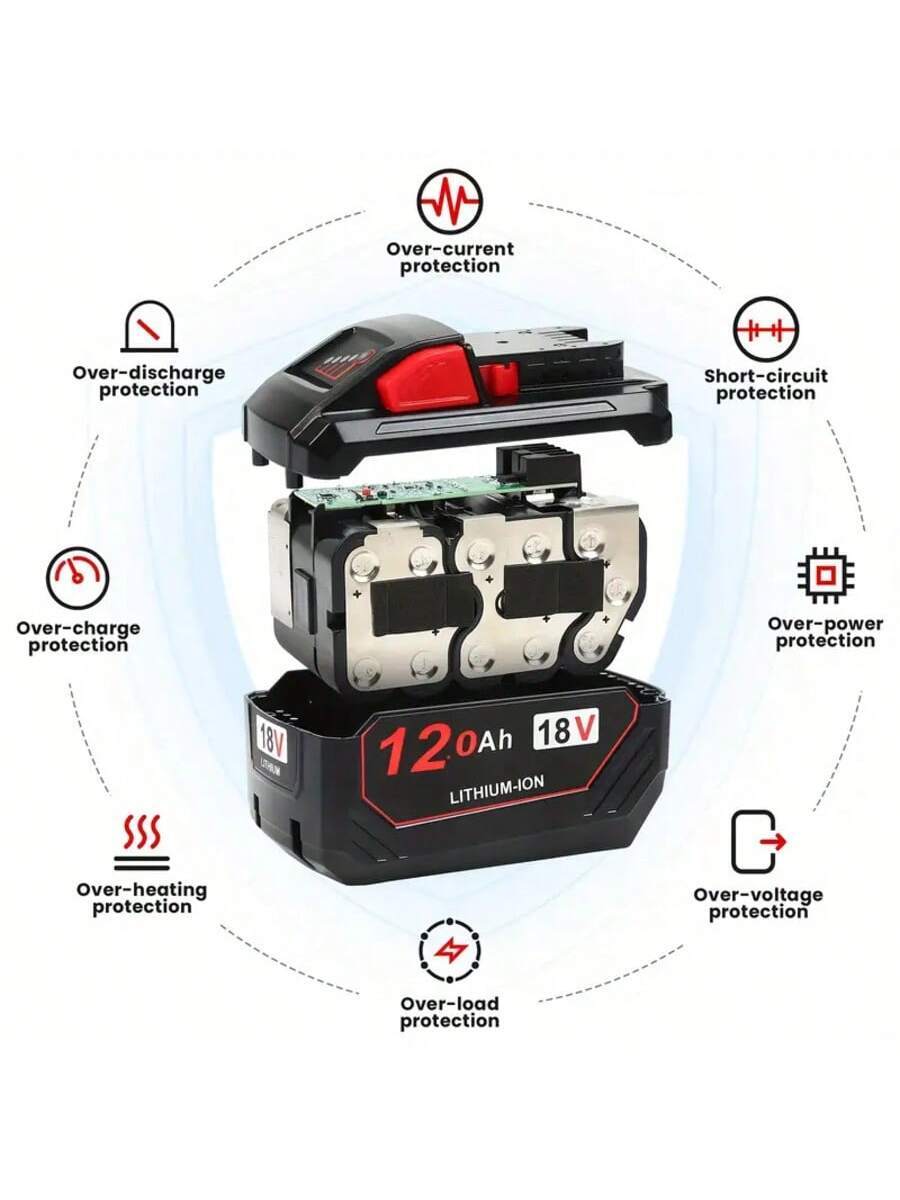 Batería de reemplazo para batería Milwaukee M18