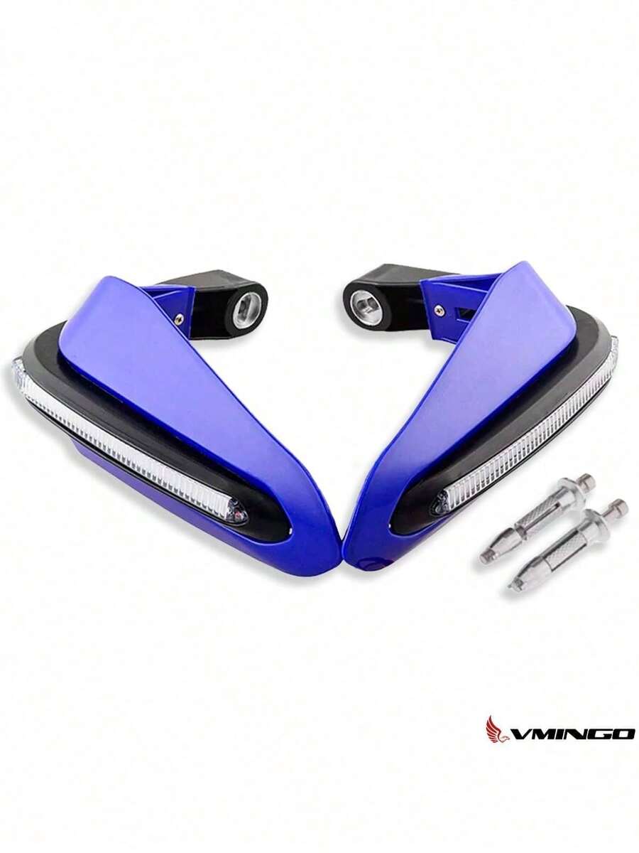Cubre Puños Moto Luz BLANCA Universal Sin Hueco