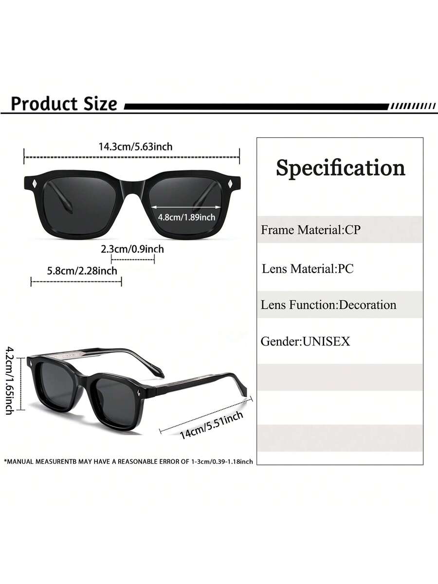 Gafas con diseño de patilla de metal