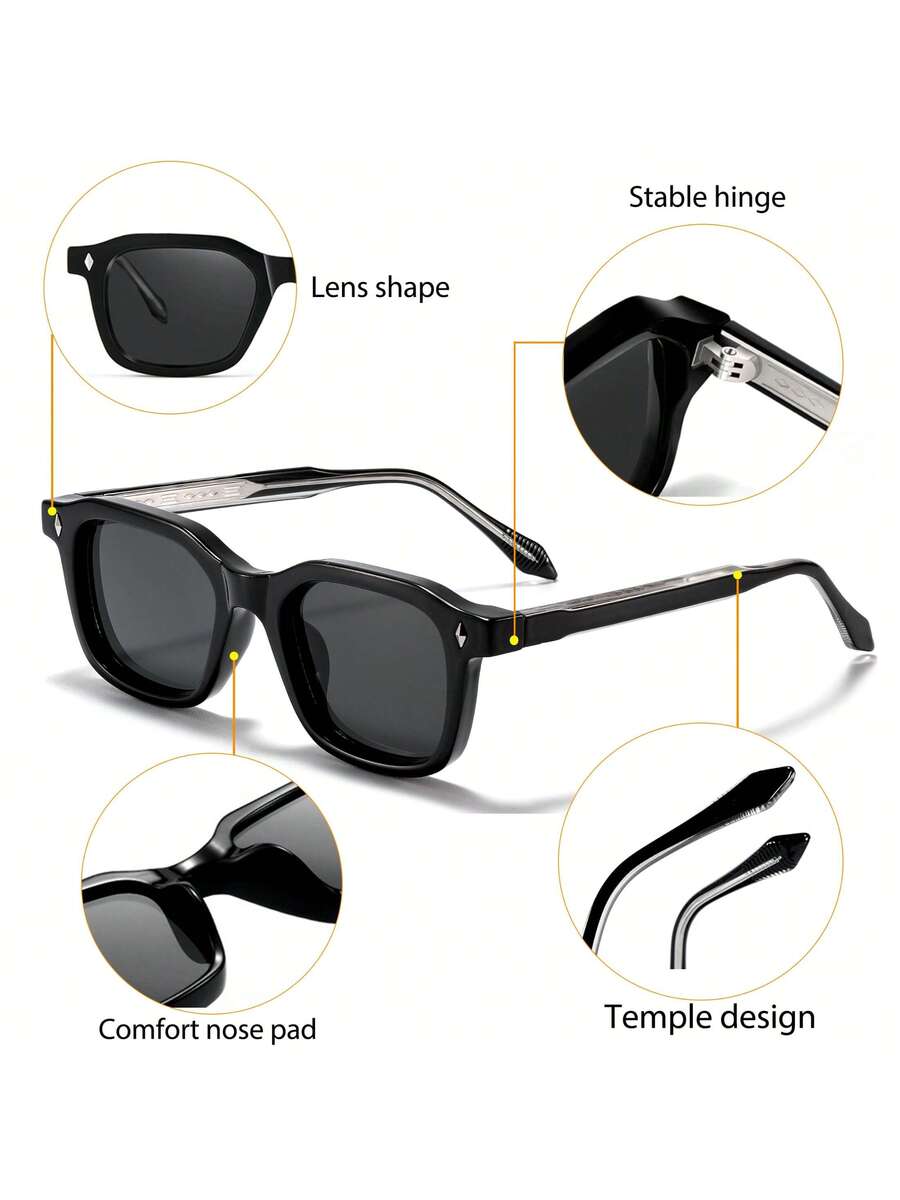 Gafas con diseño de patilla de metal