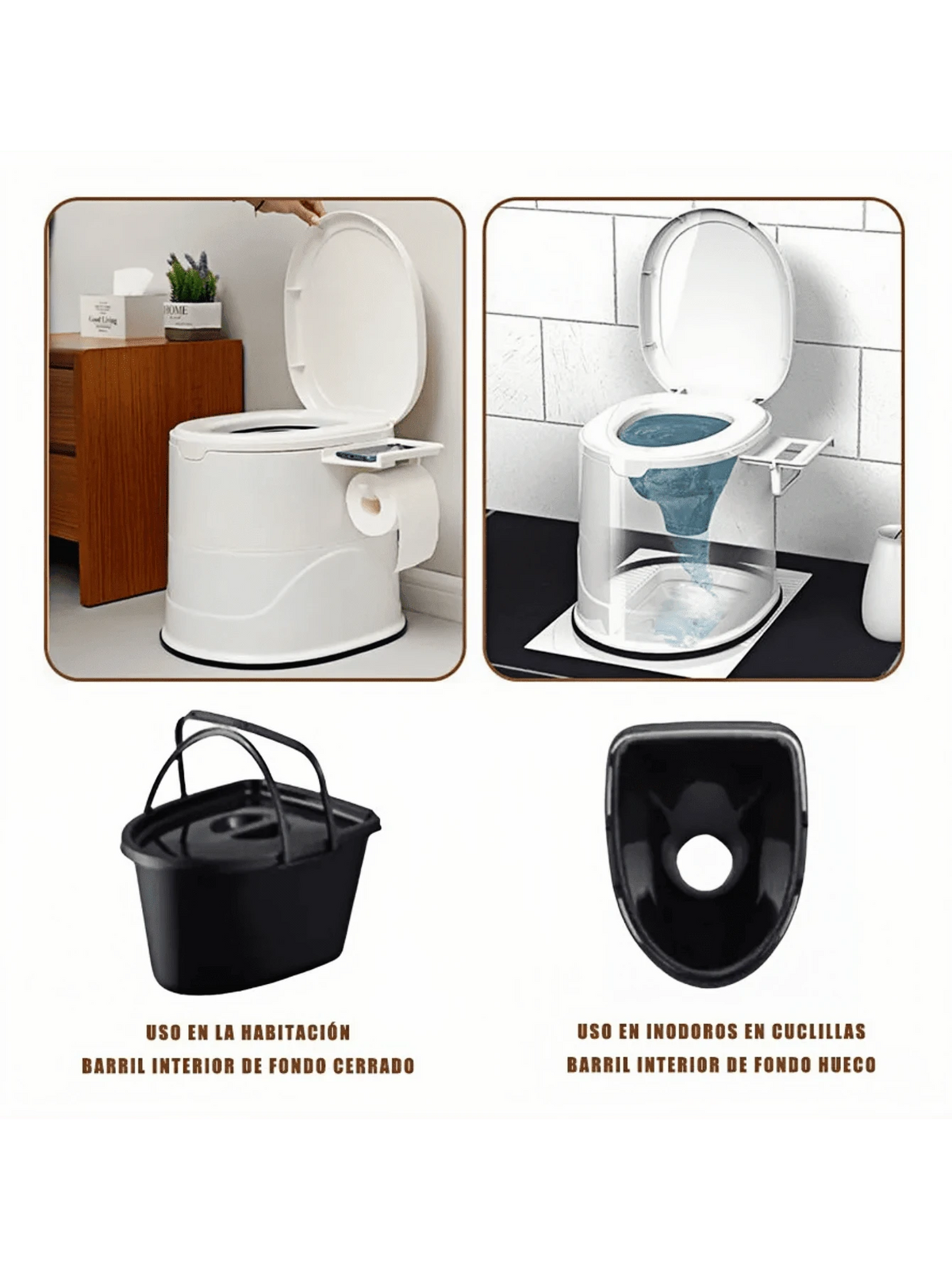 Baño Portatil Inodoro Para Camping
