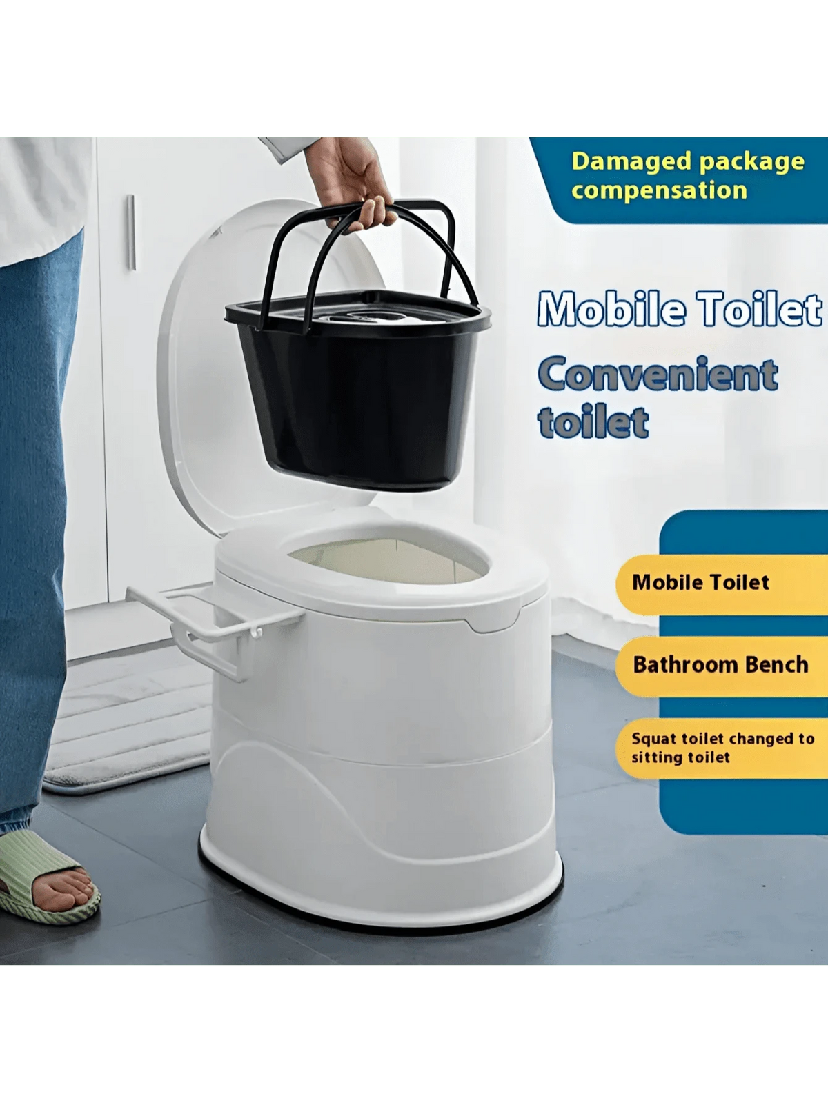 Baño Portatil Inodoro Para Camping