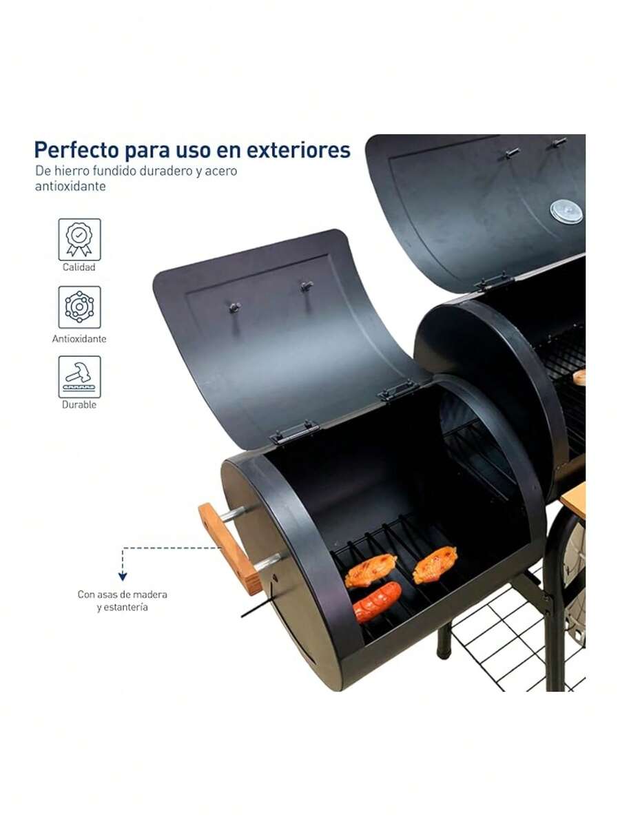 Asador Bluelandeer parrilla exterior