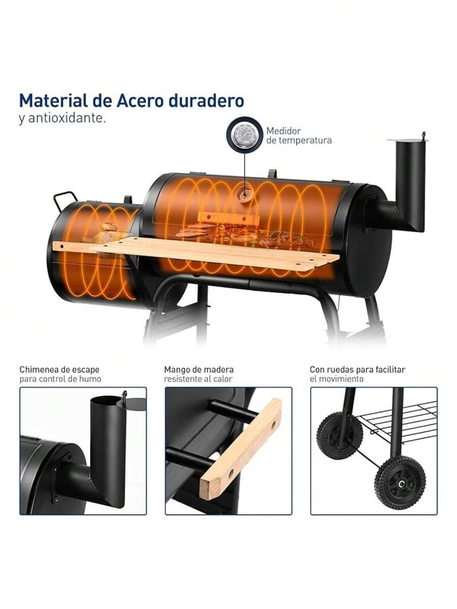 Asador Bluelandeer parrilla exterior