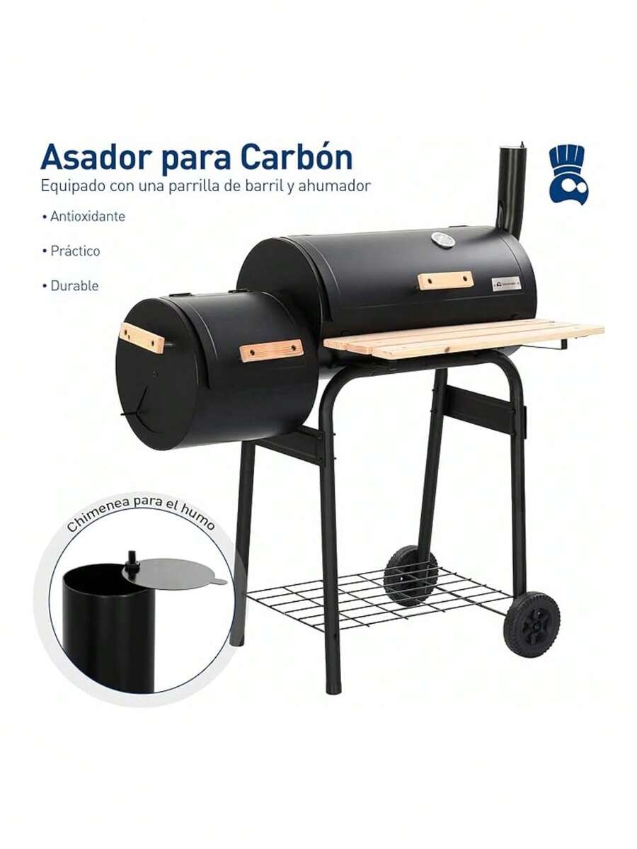 Asador Bluelandeer parrilla exterior