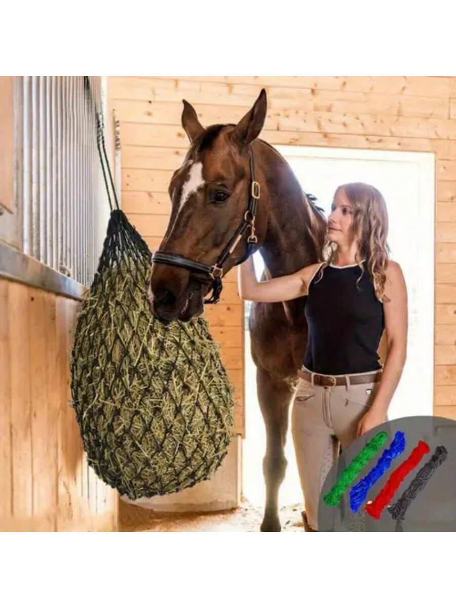 bolsa de heno para caballos