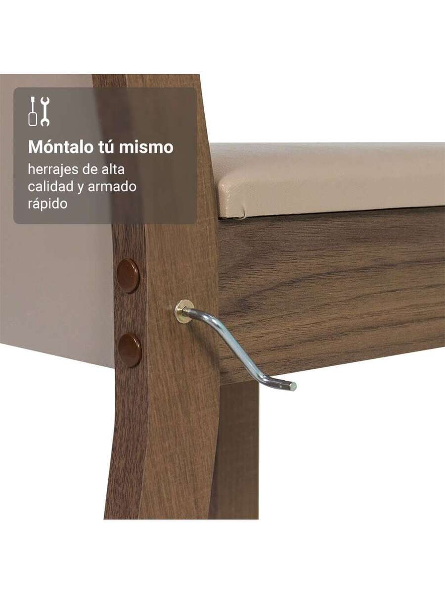 Juego de Comedor con Mesa y 4 Sillas