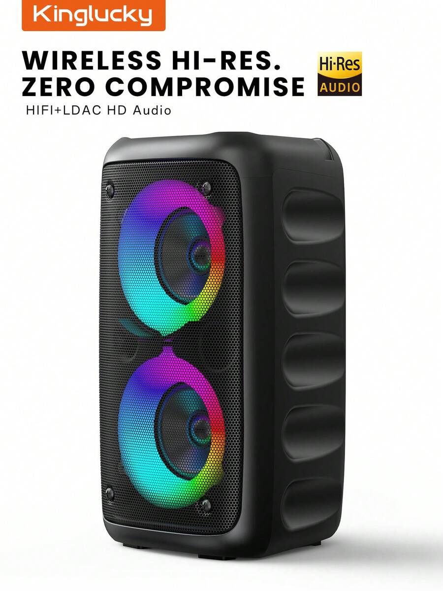 Kinglucky Altavoz inalámbrico con subwoofer