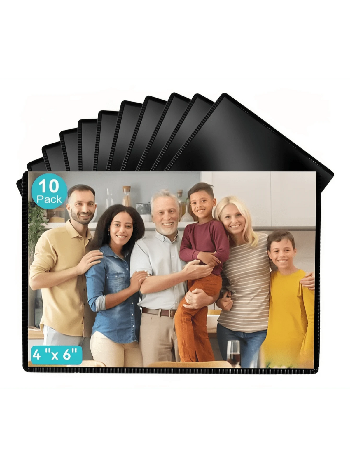 10pz Marco De Foto Magnético Bolsa