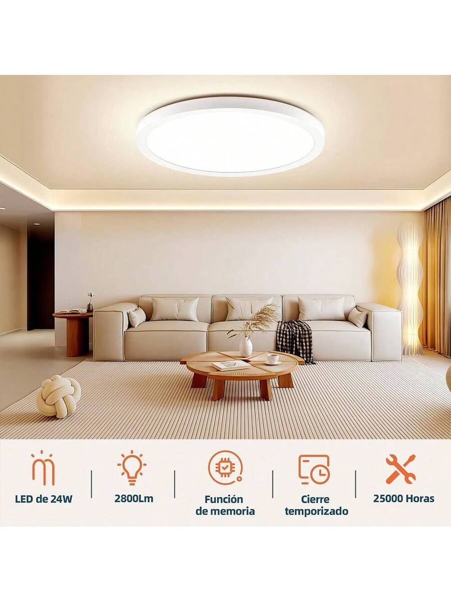 Luz de Techo Plana LED