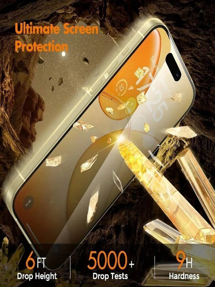 4 Piezas de Protector de Pantalla Completa de Privacidad