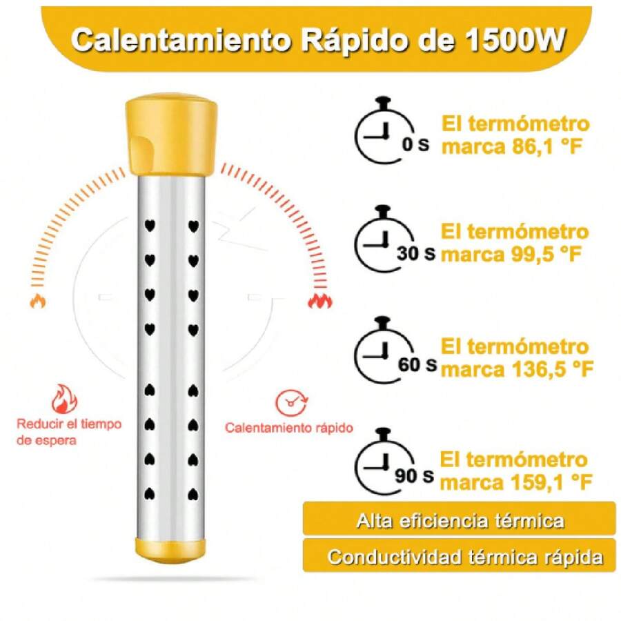 Calentador de Agua de Inmersión