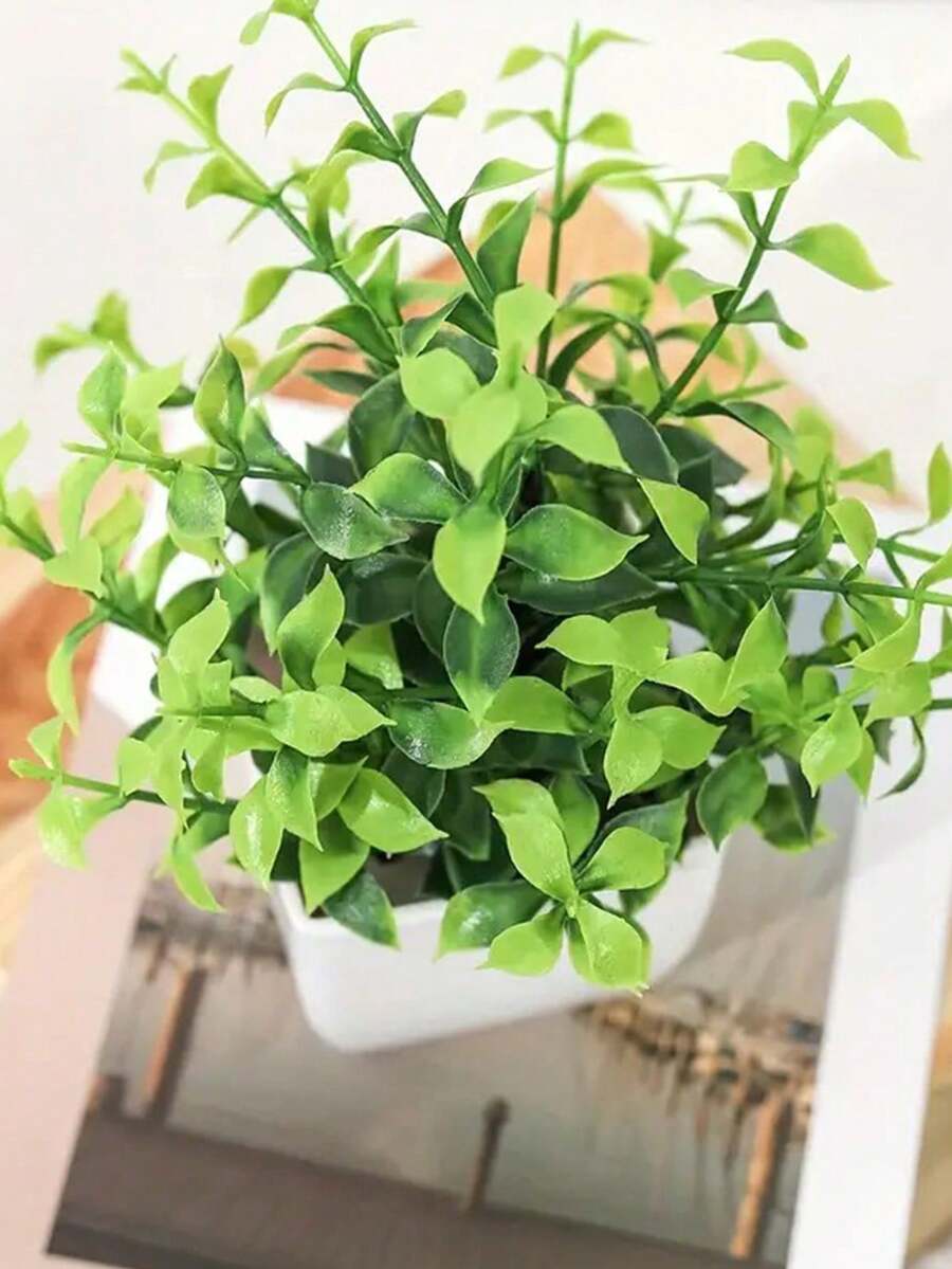 Plantas artificiales en maceta, plantas falsas pequeñas