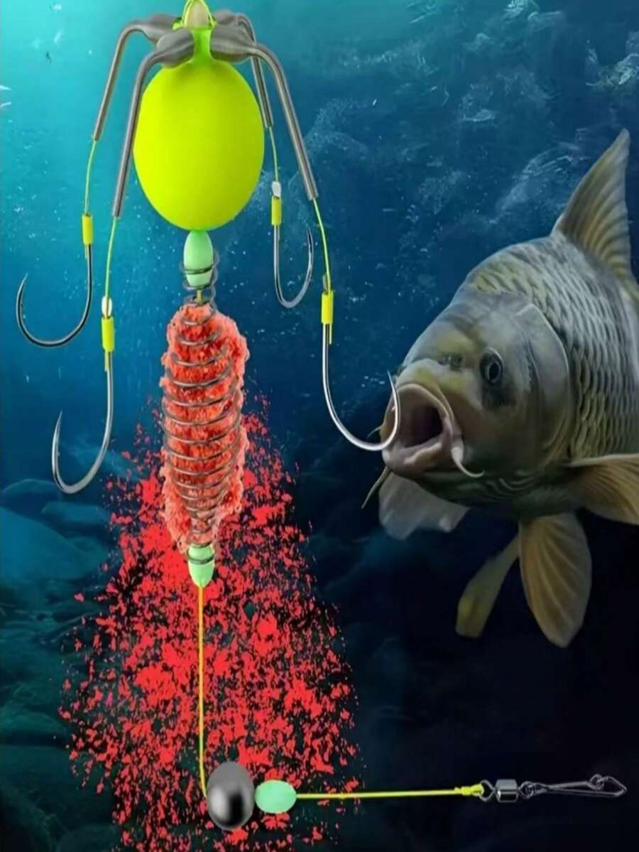 4 piezas de anzuelos de pesca anti-enganches