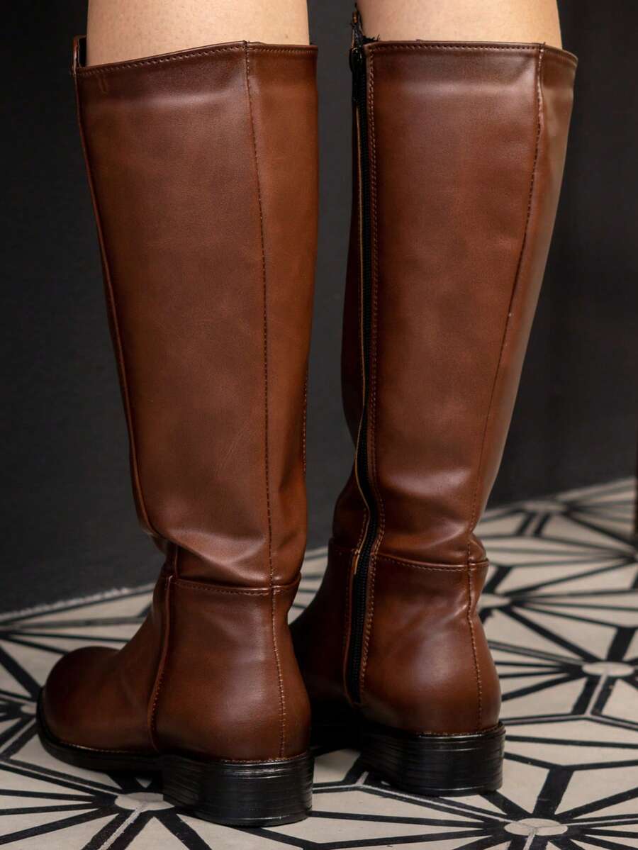 Botas casuales de piso de media caña