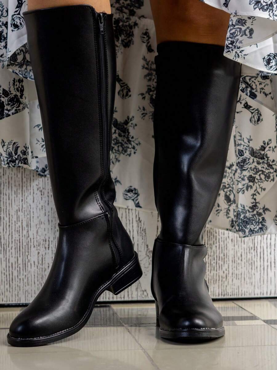 Botas casuales de piso de media caña