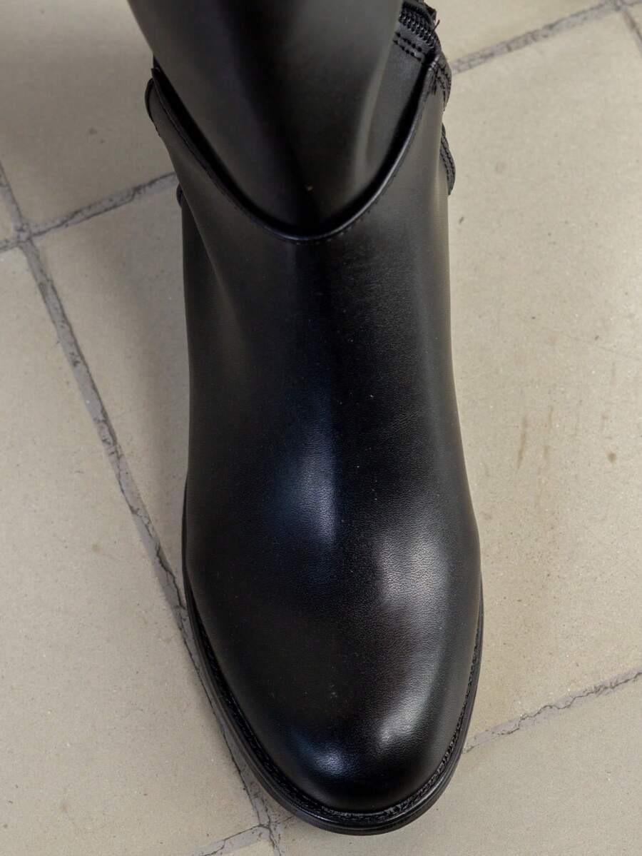 Botas casuales de piso de media caña