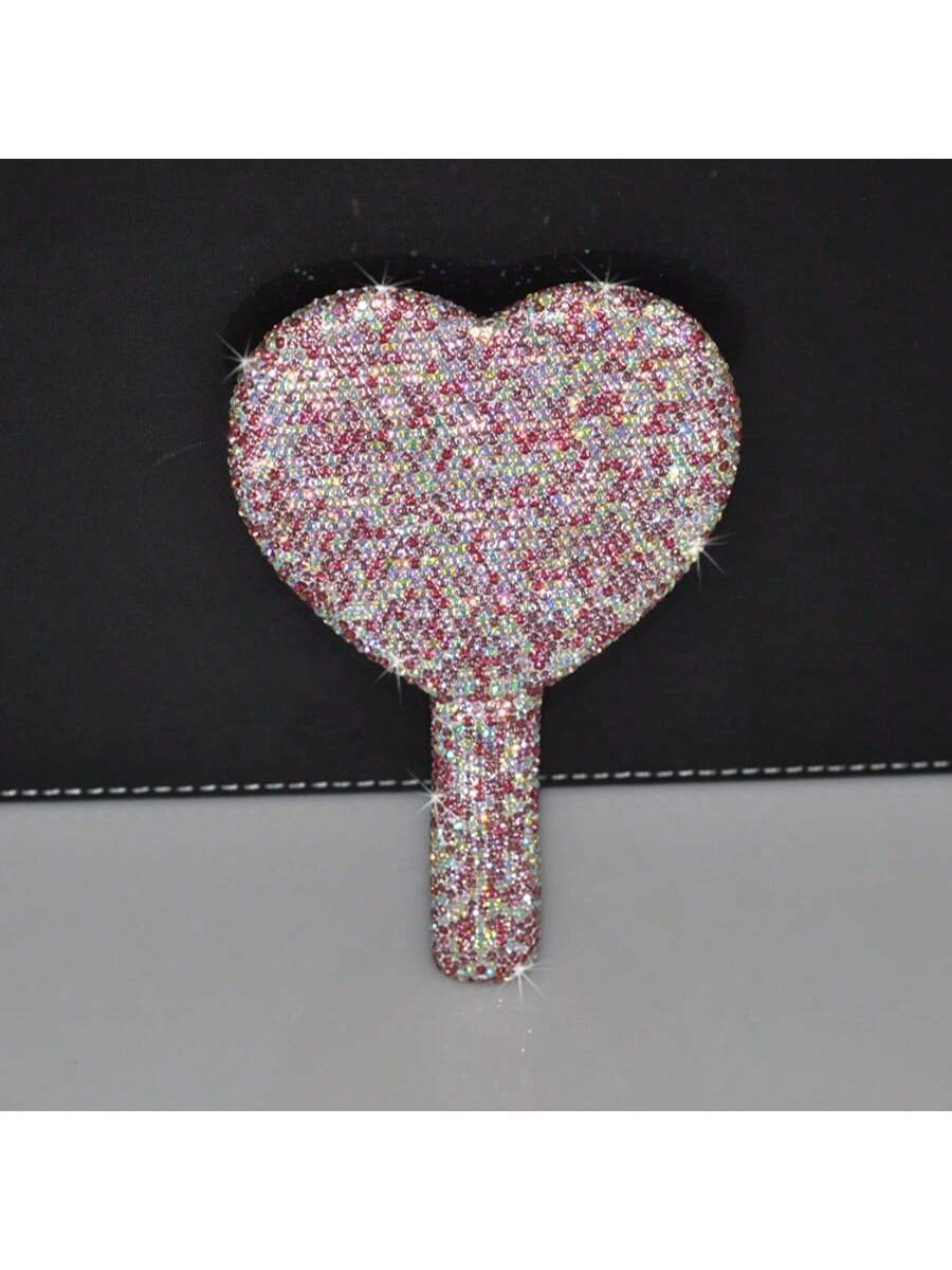 Espejo de maquillaje en forma de corazón