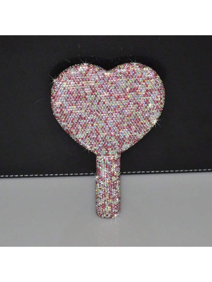 Espejo de maquillaje en forma de corazón