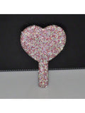 Espejo de maquillaje en forma de corazón