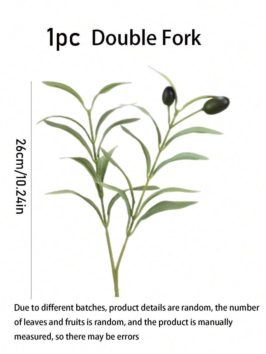 piezas de ramas de olivo artificiales