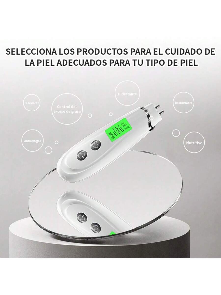 Analizador de aceite de humedad de la piel con Pantalla inteligente