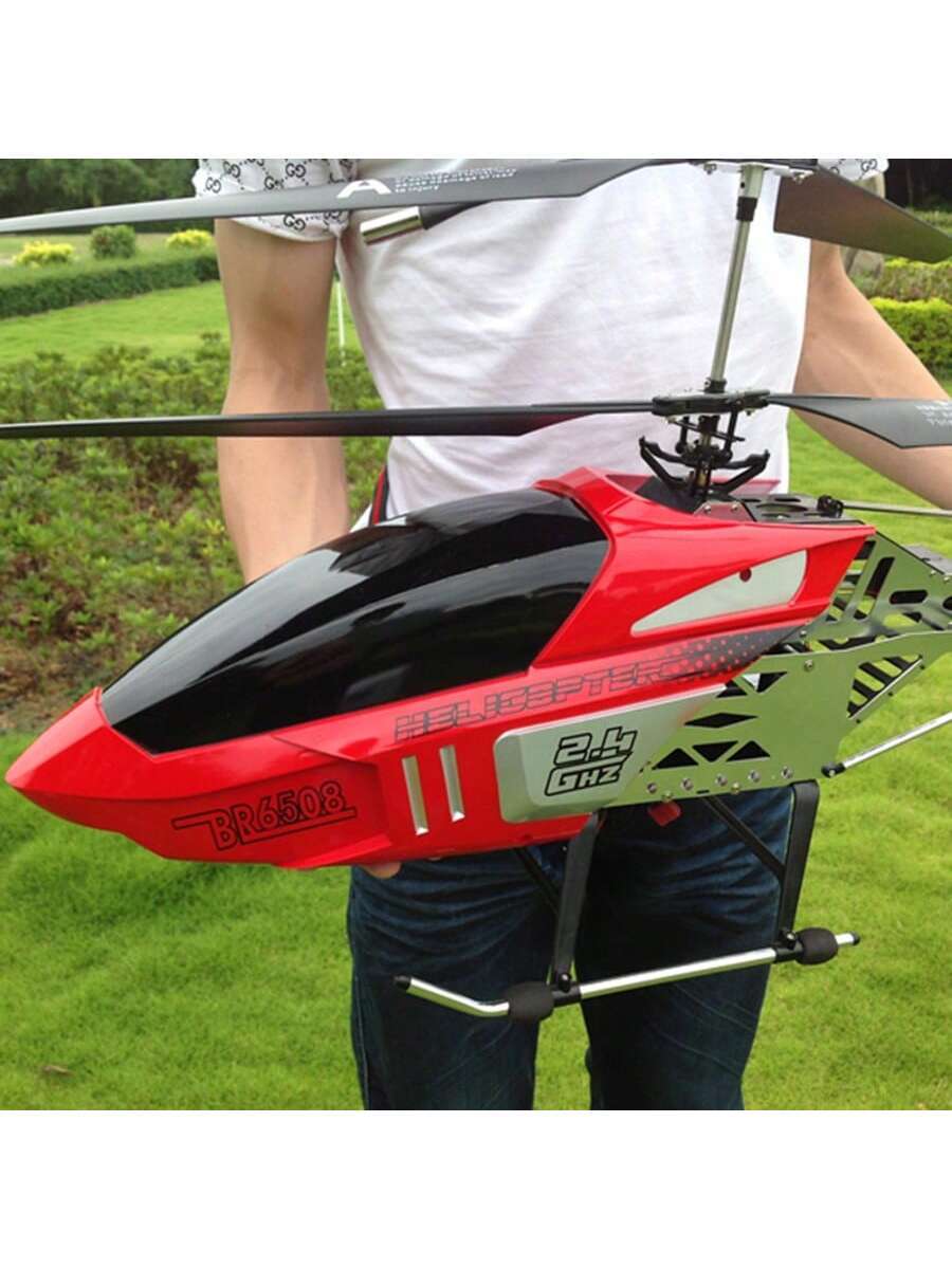 Modelo de juguete recargable de avión y helicóptero de control remoto de gran tamaño