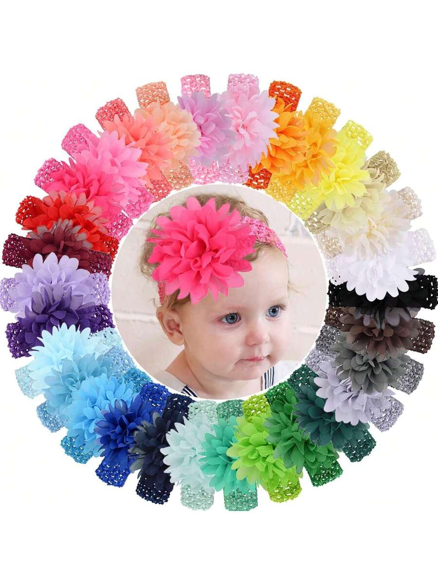 30 Diademas Elástica para bebe