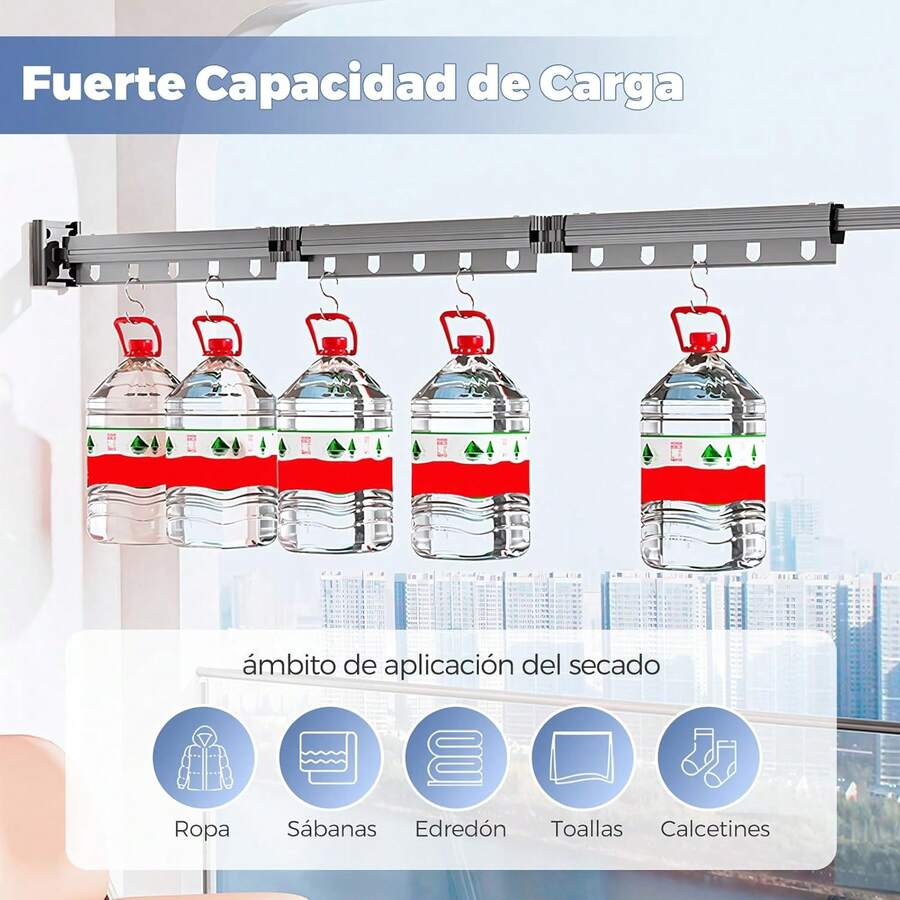 Tendedero Plegable Retráctil
