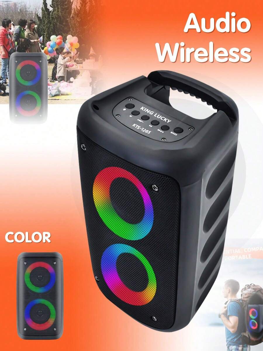 Kinglucky Altavoz inalámbrico con subwoofer