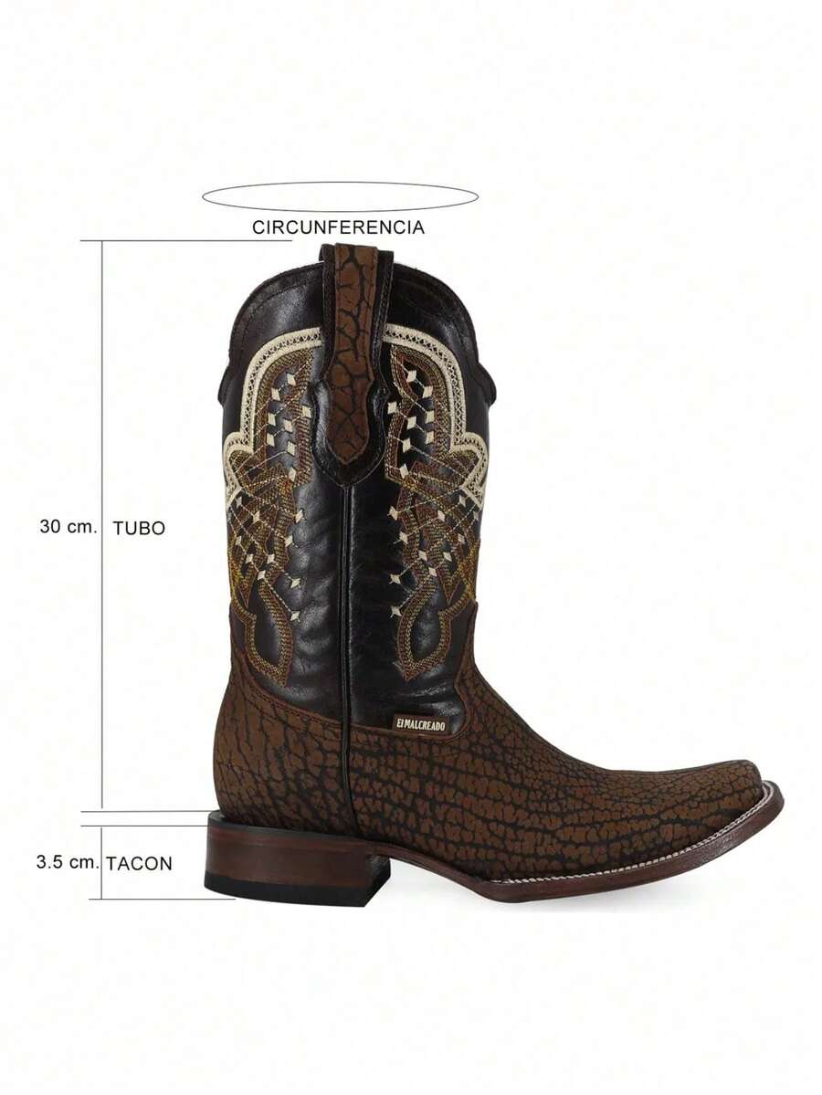 Bota Vaquera Cuello De Toro Para Hombre