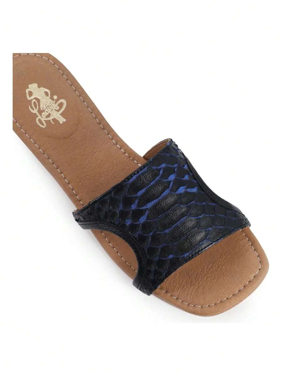 Sandalia De Mujer Python Modelo Bora Bora