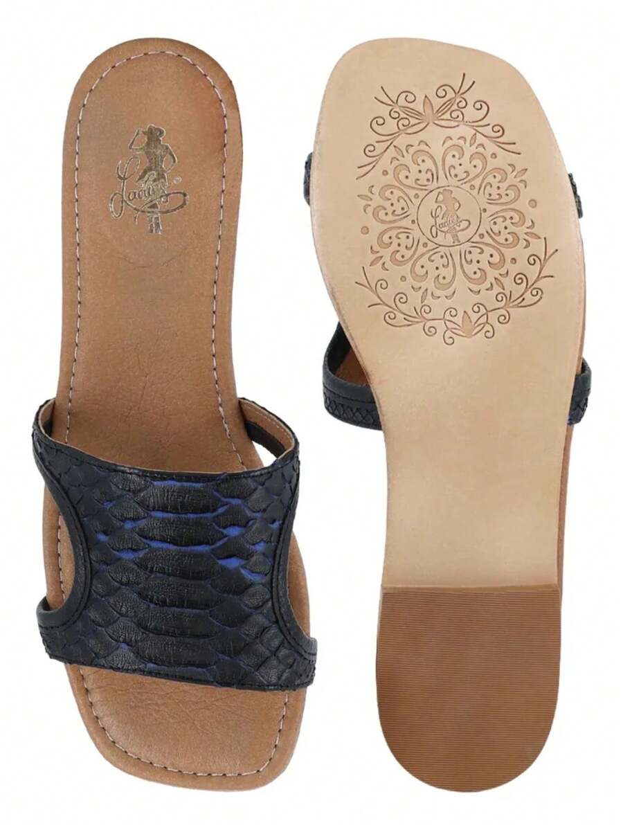 Sandalia De Mujer Python Modelo Bora Bora