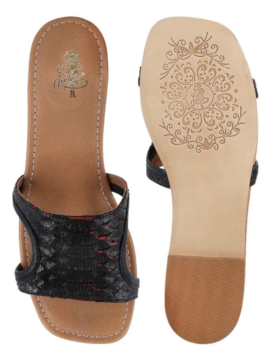 Sandalia De Mujer Python Modelo Bora Bora
