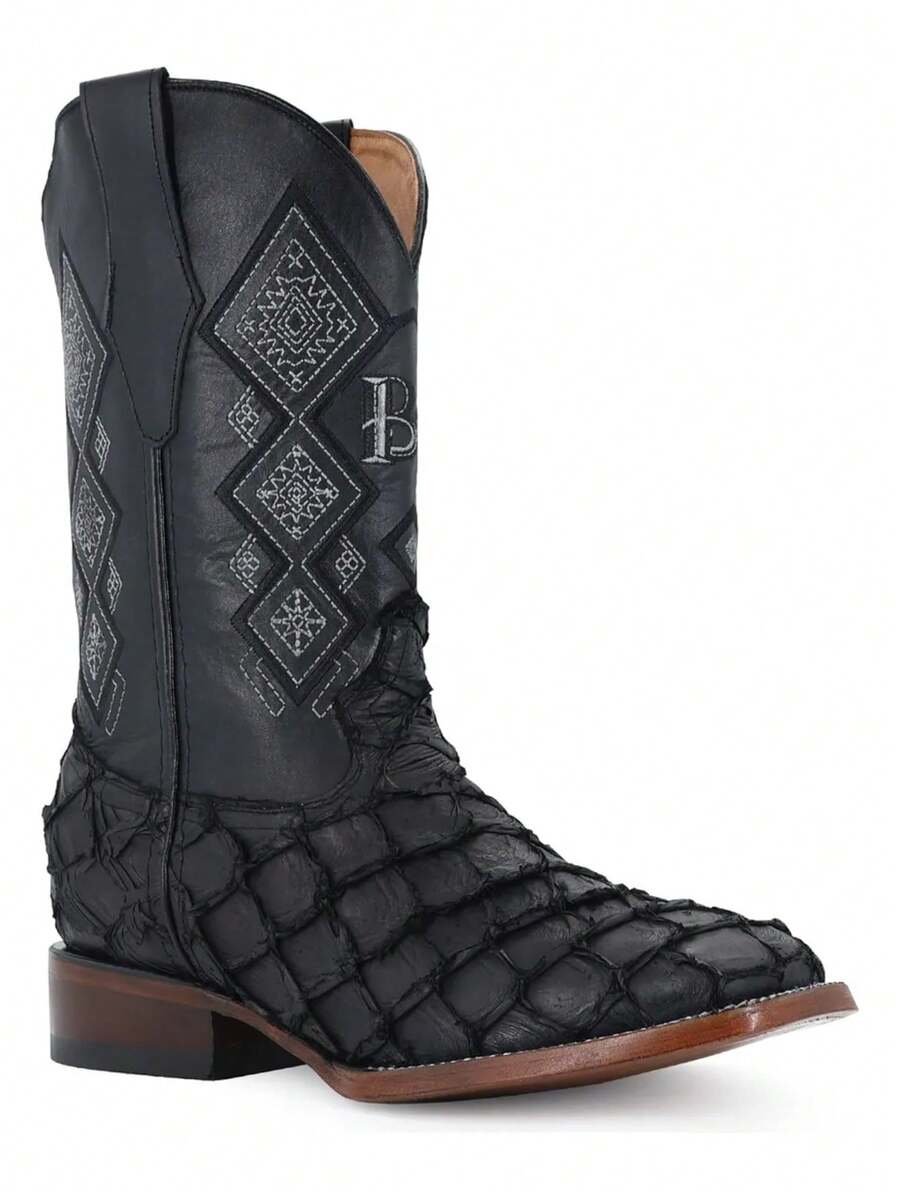 Bota Vaquera Hombre Piel