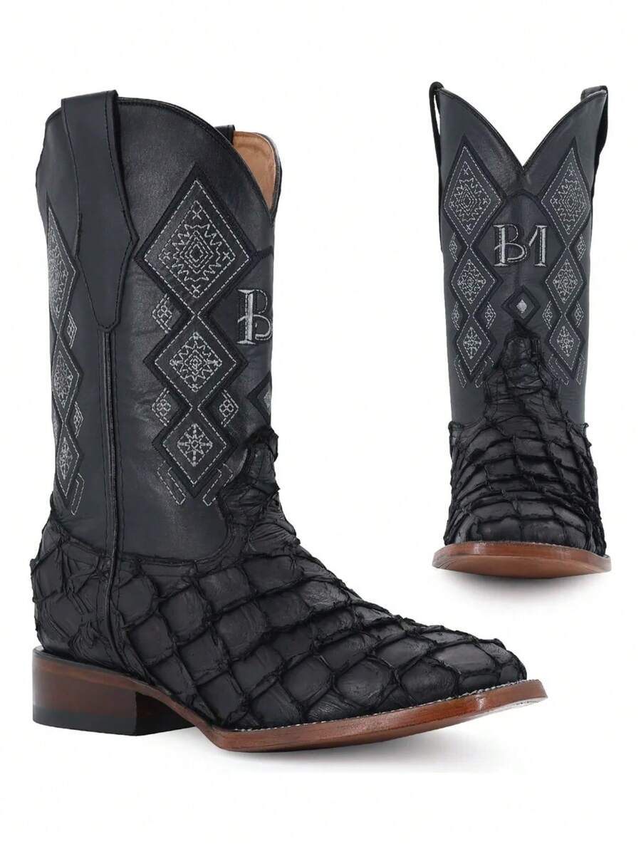 Bota Vaquera Hombre Piel
