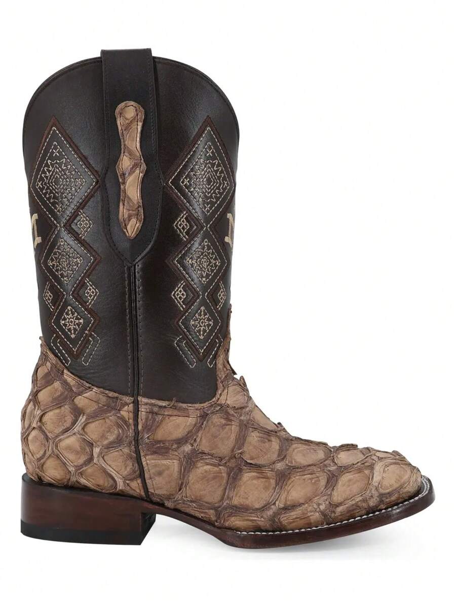 Bota Vaquera Hombre Piel