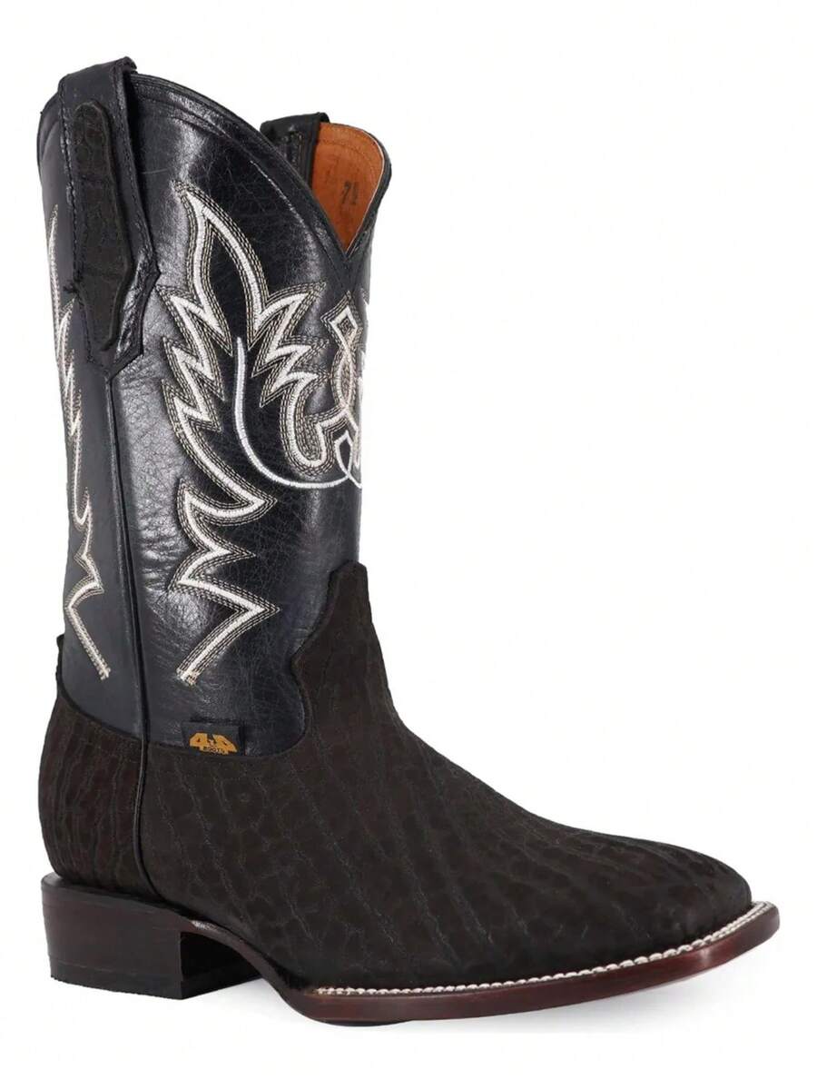 Bota Vaquera Para Hombre Cuello De Toro