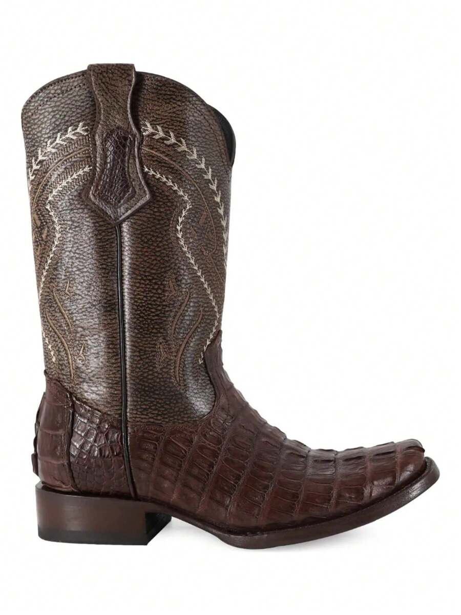 Bota Vaquera Autentico Cocodrilo