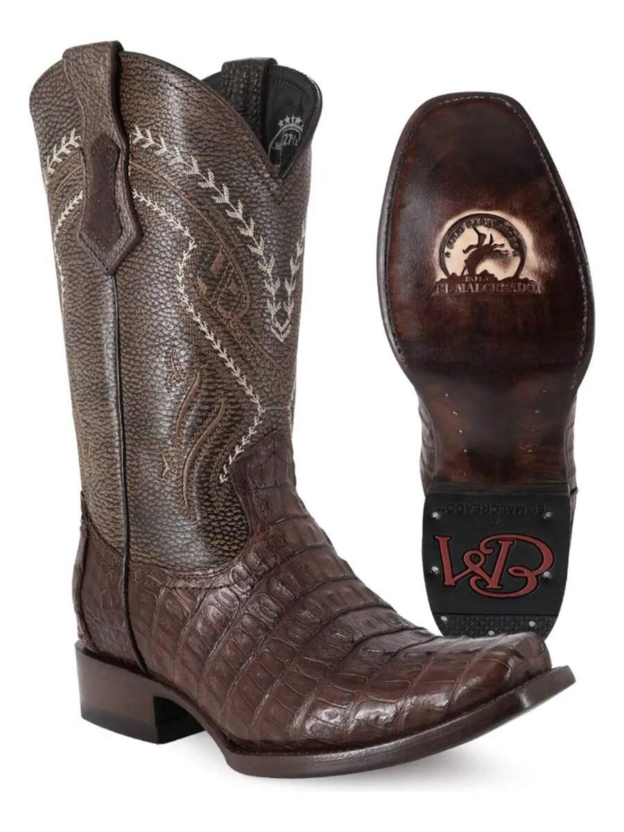 Bota Vaquera Autentico Cocodrilo