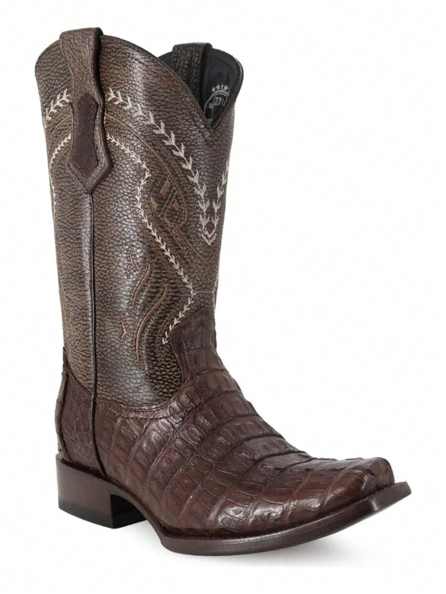 Bota Vaquera Autentico Cocodrilo