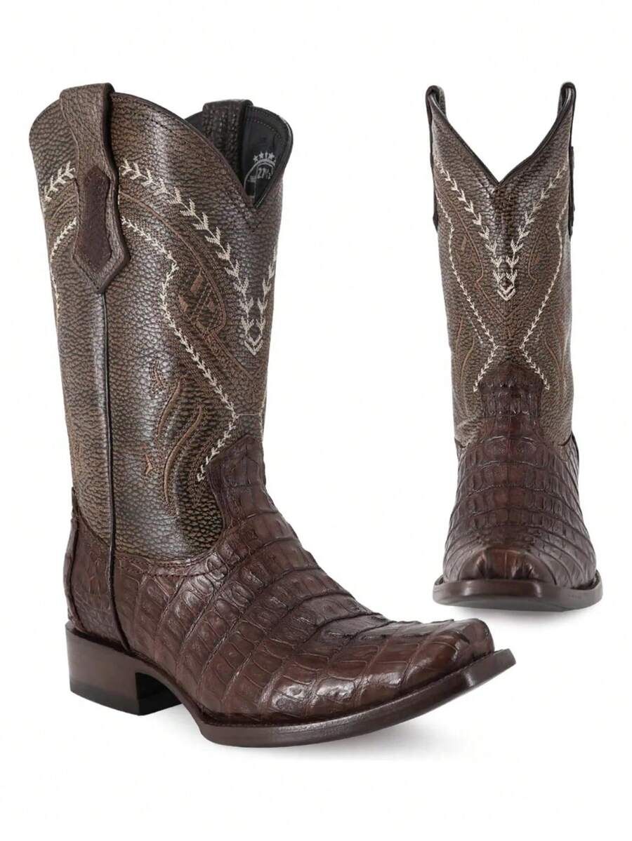 Bota Vaquera Autentico Cocodrilo