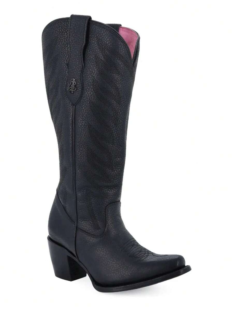 Bota Para Dama Modelo Piel